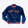 Lightweight Raglan Satin Jacket Boston Red Sox