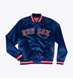 Lightweight Raglan Satin Jacket Boston Red Sox