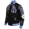 Los Angeles Dodgers Mashup Wool & Leather Varsity Jacket