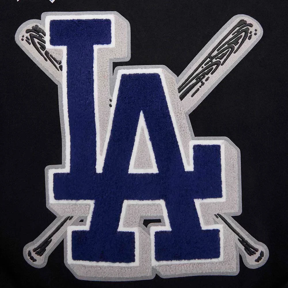 Los Angeles Dodgers Mashup Wool & Leather Varsity Jacket - Image 10