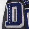 Los Angeles Dodgers Mashup Wool & Leather Varsity Jacket - Image 9