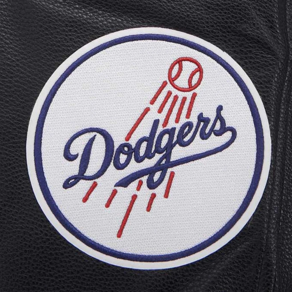 Los Angeles Dodgers Mashup Wool & Leather Varsity Jacket - Image 8
