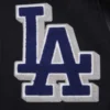 Los Angeles Dodgers Mashup Wool & Leather Varsity Jacket - Image 5