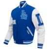 Los Angeles Dodgers Retro Classic Blue & White Varsity Jacket