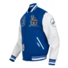 Los Angeles Dodgers Pro Prep Wool & Leather Varsity Jacket