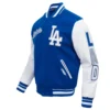 Los Angeles Dodgers Retro Classic Blue & White Varsity Jacket