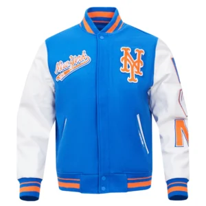 Alternative view of New York Mets Retro Classic Wool & Leather Varsity