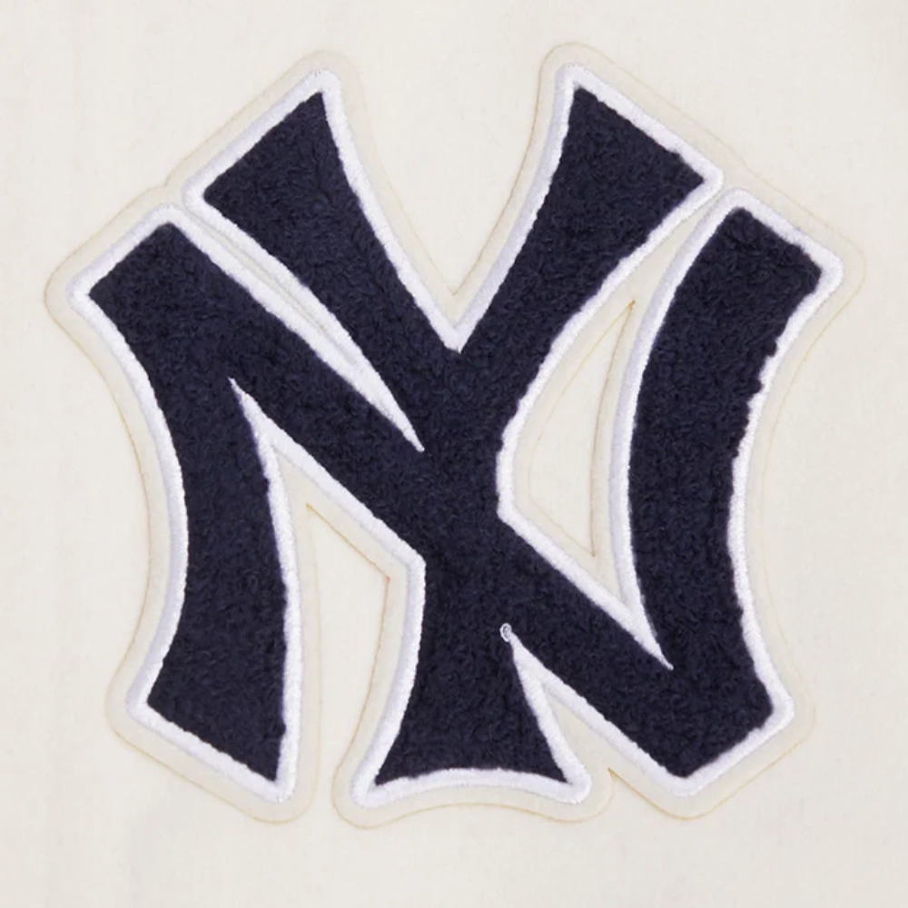 New York Yankees Retro Classic Wool & Leather Varsity Jacket - Image 5