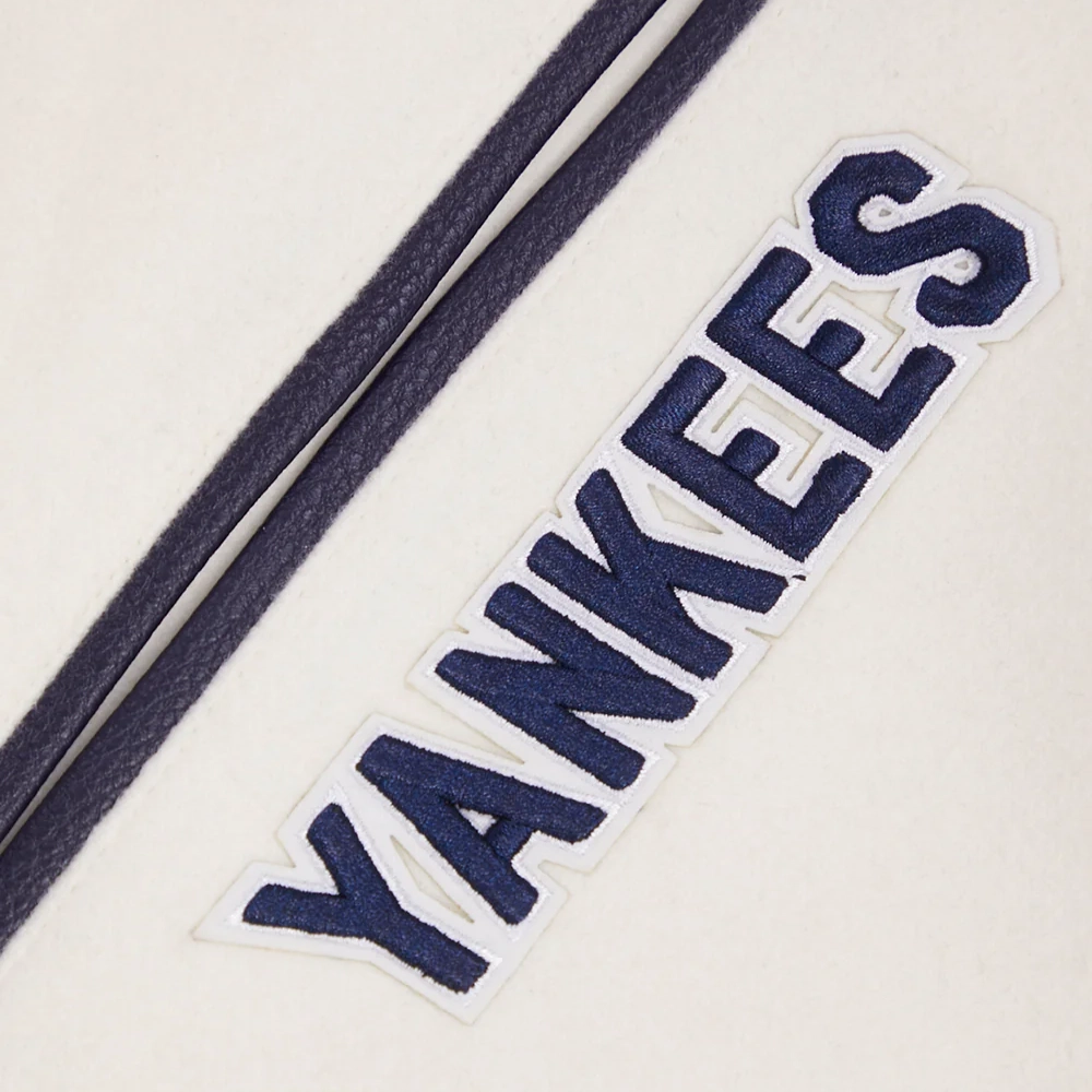 New York Yankees Retro Classic Wool & Leather Varsity Jacket - Image 7