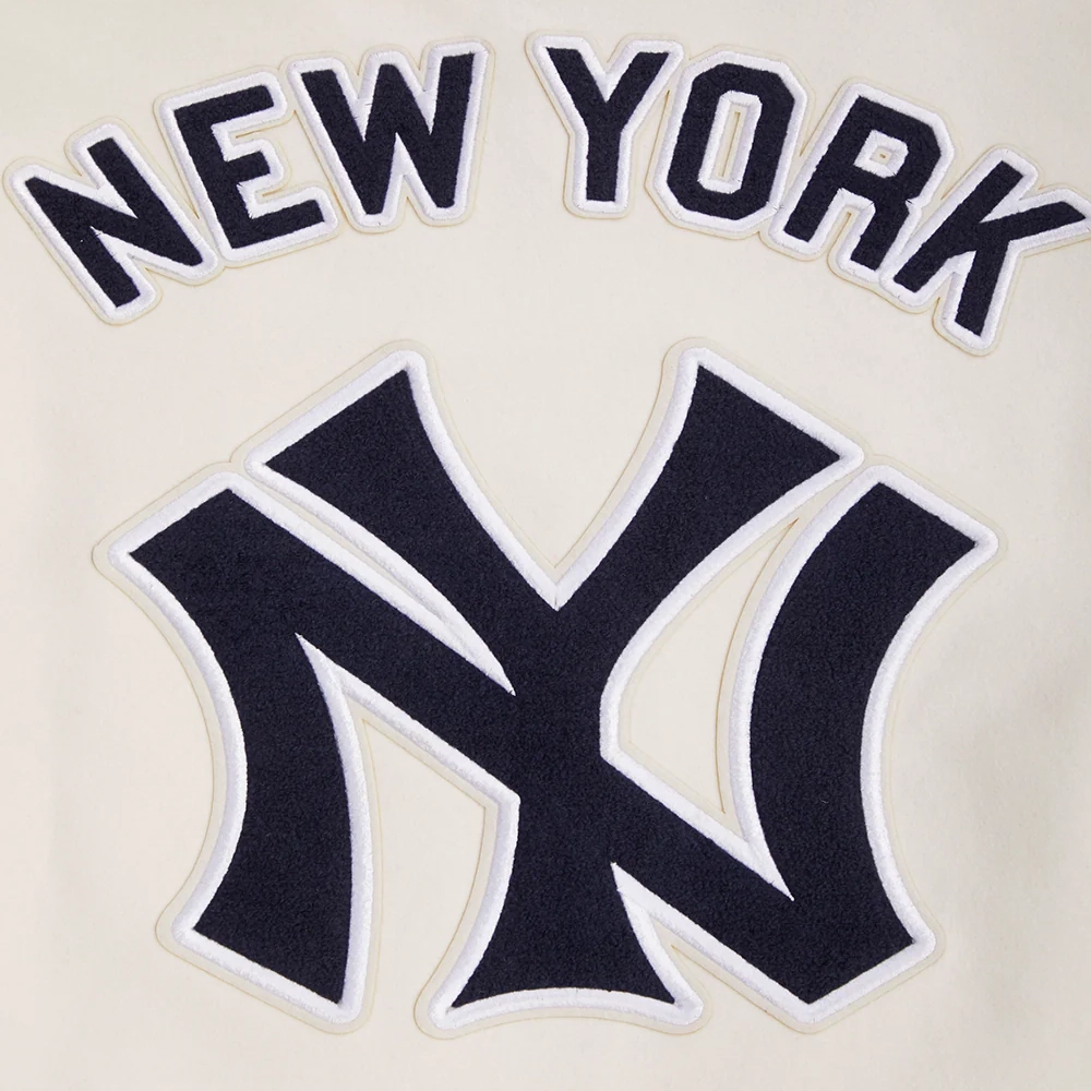 New York Yankees Retro Classic Wool & Leather Varsity Jacket - Image 8