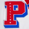 Philadelphia Phillies Mashup Red & White Varsity Jacket - Image 8