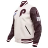 Philadelphia Phillies Retro Classic Wool & Leather Varsity Jacket
