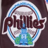 Philadelphia Phillies Retro Classic Wool & Leather Varsity Jacket - Image 9