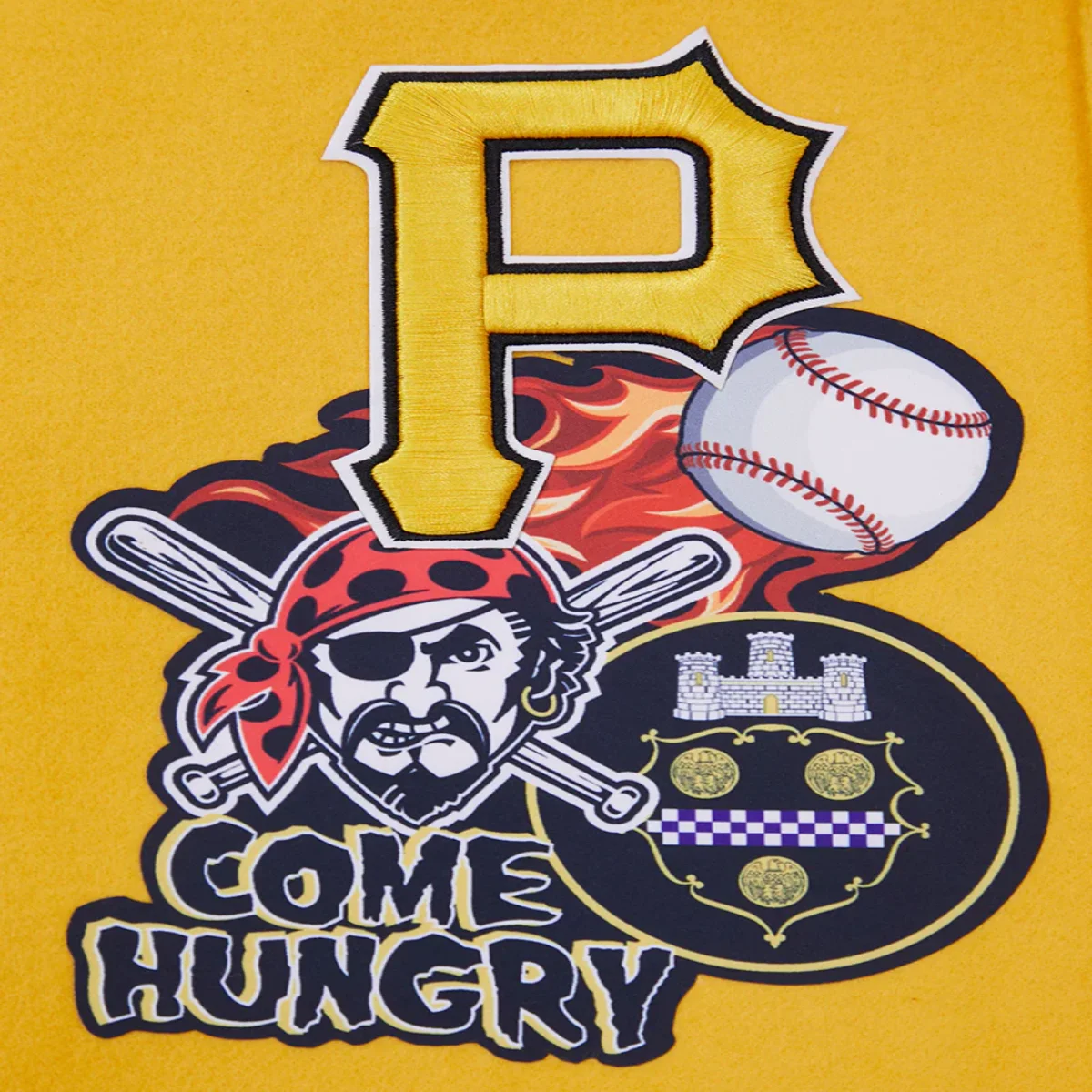 Pittsburgh Pirates Hometown Wool & Leather Varsity Jacket - Image 5