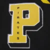 Pittsburgh Pirates Mashup Logo Wool & Leather Varsity Jacket - Image 5