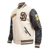 Pittsburgh Pirates Retro Classic Logo White & Black Varsity Jacket