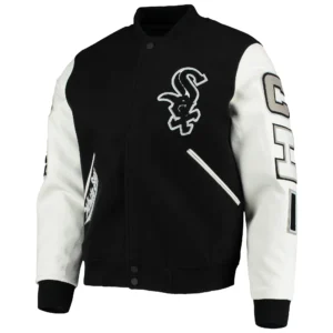 Chicago White Sox classic Black/White Varsity Logo Jacket