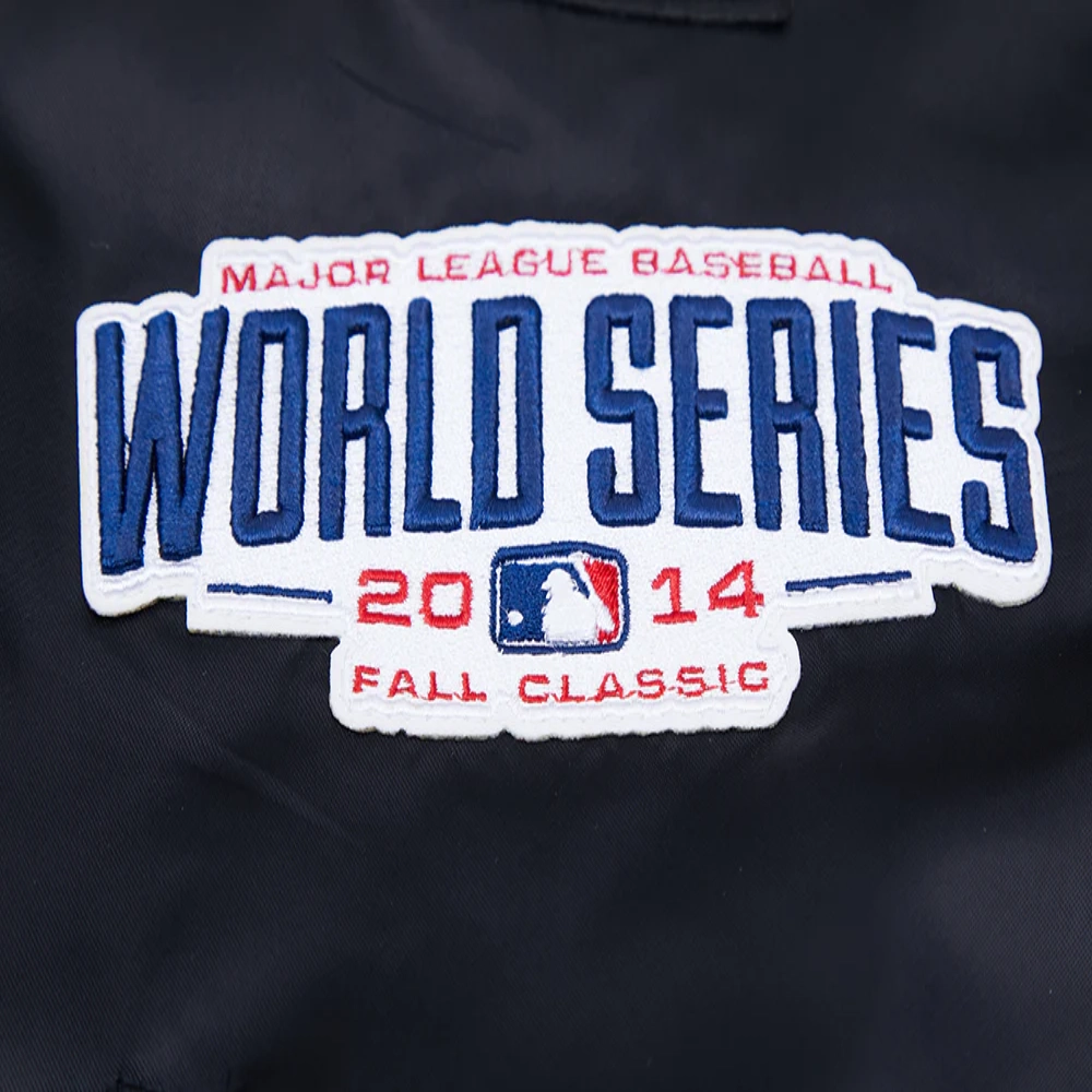 San Francisco Giants Mashup Black Satin Varsity Jacket - Image 6