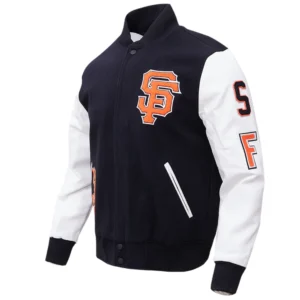 San Francisco Giants Pro Standard Classic Wool & Leather Varsity Jacket