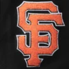 San Francisco Giants classicPro Standard Logo Black & White Varsity Jacket - Image 3