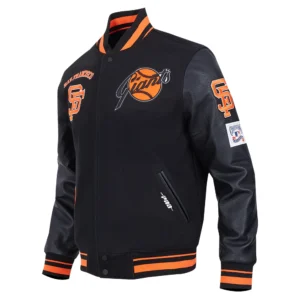 San Francisco Giants Pro Standard Retro Classic Black Varsity Jacket