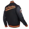 San Francisco Giants Pro Standard Script Tail Black Varsity Jacket - Image 3