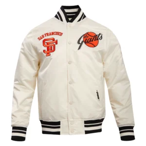 Alternative view of San Francisco Giants Retro Classic Satin Varsity Jacket