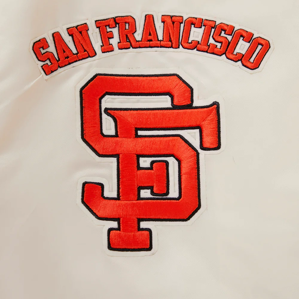 San Francisco Giants Retro Classic Satin Varsity Jacket - Image 6
