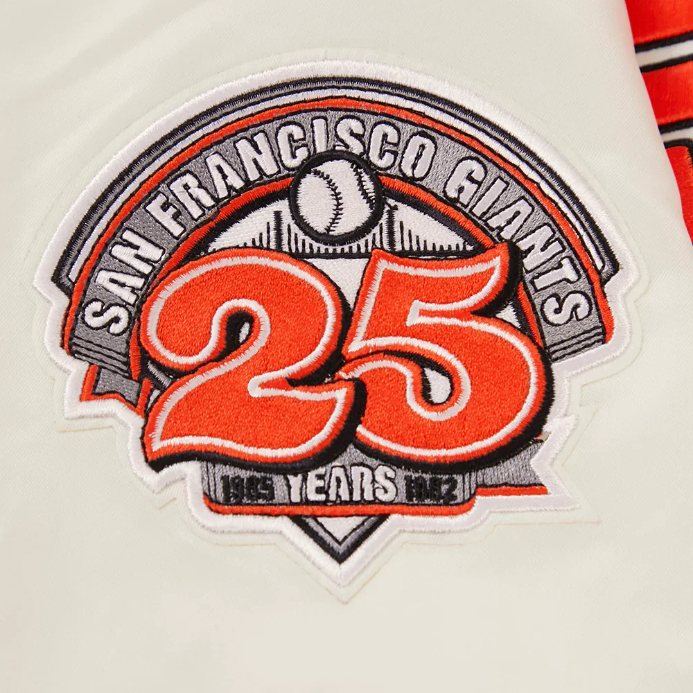 San Francisco Giants Retro Classic Satin Varsity Jacket - Image 7