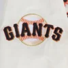 San Francisco Giants Script Tail White Satin Varsity Jacket - Image 7