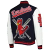 Alternative view of St. Louis Cardinals Pro Standard MashUp Logo Varsity Jacket
