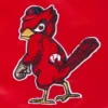 St. Louis Cardinals Pro Standard Old English Red Satin Varsity Jacket - Image 5