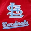 St. Louis Cardinals Pro Standard Retro Classic Red Satin Varsity Jacket - Image 6