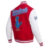 St. Louis Cardinals Pro Standard Retro Classic Red & White Varsity Jacket - Image 3