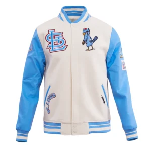 Alternative view of St. Louis Cardinals Pro Standard Retro Classic Varsity Jacket