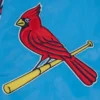 St. Louis Cardinals Pro Standard Script Tail Blue Satin Varsity Jacket - Image 5