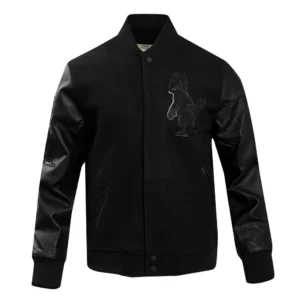 Alternative view of St. Louis Cardinals Pro Standard Triple Black Varsity Jacket