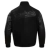 St. Louis Cardinals Pro Standard Triple Black Varsity Jacket - Image 4