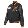 Women's San Francisco Giants Mashup Wool & Leather Varsity Jacket