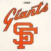 Women's San Francisco Giants Retro Classic White & Black Varsity Jacket - Image 9