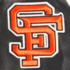 Women's San Francisco Giants Retro Classic White & Black Varsity Jacket - Image 5