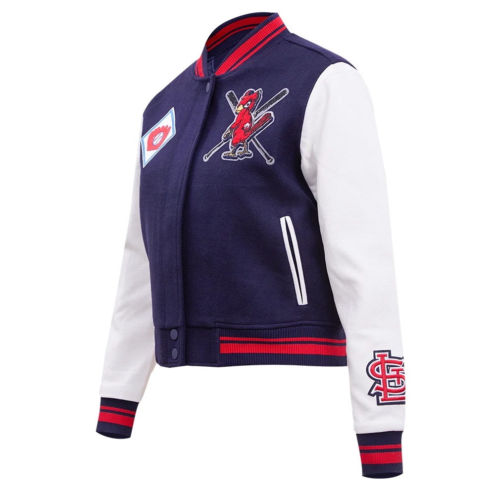 Women's St. Louis Cardinals Pro Standard Mashup Varsity Jacket - Image 2