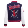 Women's St. Louis Cardinals Pro Standard Mashup Varsity Jacket - Image 4