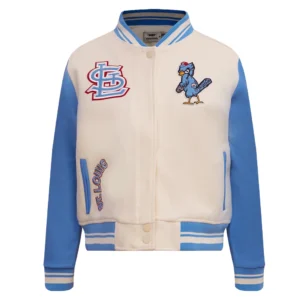 Women's St. Louis Cardinals Pro Standard Retro Classic Varsity Jacket