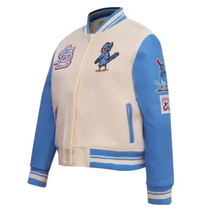 Alternative view of Women's St. Louis Cardinals Pro Standard Retro Classic Varsity Jacket