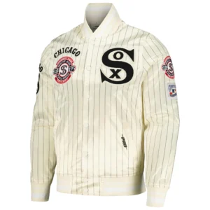 Chicago White Sox Classic Pro Standard Cooperstown Pinstripe Full-Snap Satin Jacket