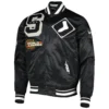 Chicago White Sox Pro Standard Black MashUp Full-Snap Satin Varsity Jacket