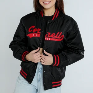 Cornell Big Red Women's A-Game Varsity Jacket