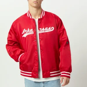 Arkansas Razorbacks Men's A-Game Varsity Jacket