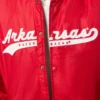 Arkansas Razorbacks Men's A-Game Varsity Jacket - Image 5